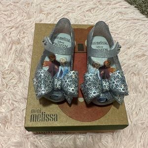 Frozen Mini Melissa shoes size 5c
